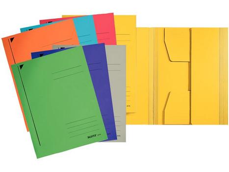 LEITZ Klaffmappe LEITZ kartong folio grønn (39220055)