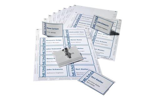 DURABLE Navneskilt DURABLE 54x90mm kombiclip(20) (818200)