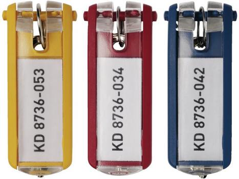 DURABLE Nøglevedhæng Durable Ass. Pk/6 (1957-00)