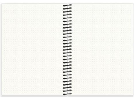 BURDE Notatbok BURDE DotNotes A5 spiral (92739900)
