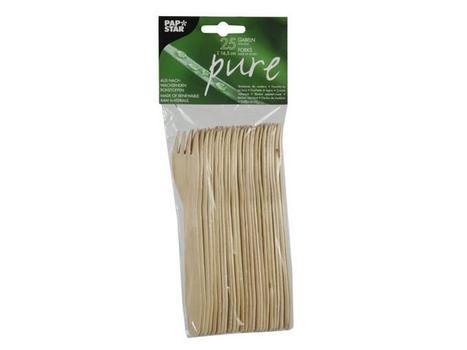 PAPSTAR Gaffel PURE tre 16,5cm (25) (81189)