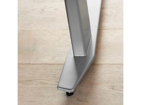 TVILUM Skrivebordsben PRIMA hev/senk sølvgrå (80448-03)