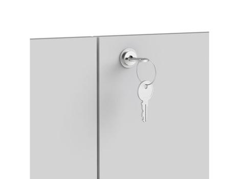 TVILUM Skapdører PRIMA m/lås hvit (2) (8033949)