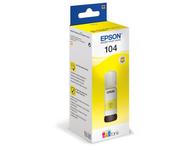 Epson EcoTank 104 - gul - original - blekkbeholder (C13T00P440)