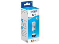 Epson EcoTank 104 - cyan - original - blekkbeholder (C13T00P240)