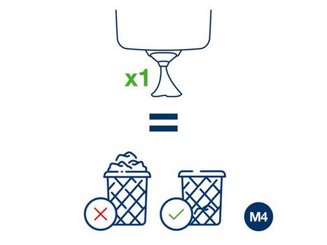 TORK Dispenser TORK Reflex M4 hvid (473190)