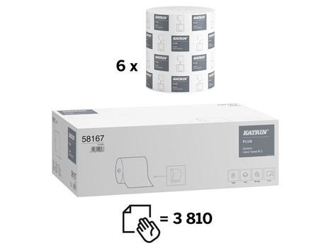 KATRIN Tørkerull KATRIN Plus System M 2L 140m (58167*6)