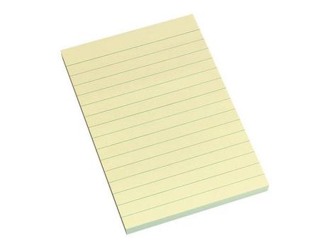 info Notatblokk INFO 100x150 Power linj gul (5669-01-L-PN)