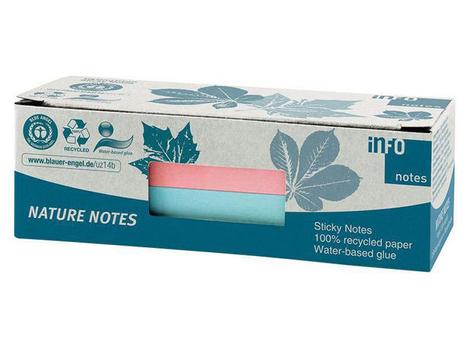 info Notatblokk INFO 40x50 resirk ass (12) (5653-88BOX)