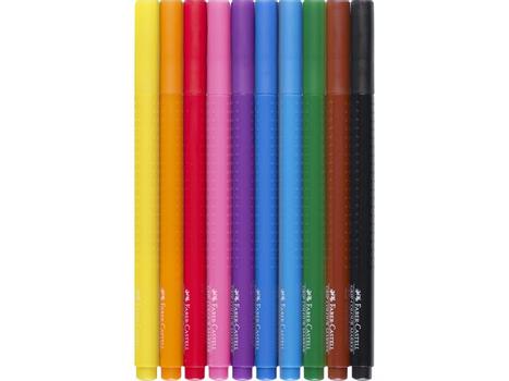FABER-CASTELL Tusj FABER CASTELL Grip ass farger(10) (155310)