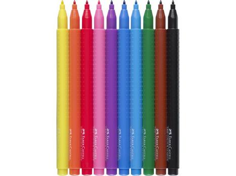 FABER-CASTELL Tusj FABER CASTELL Grip ass farger(10) (155310)