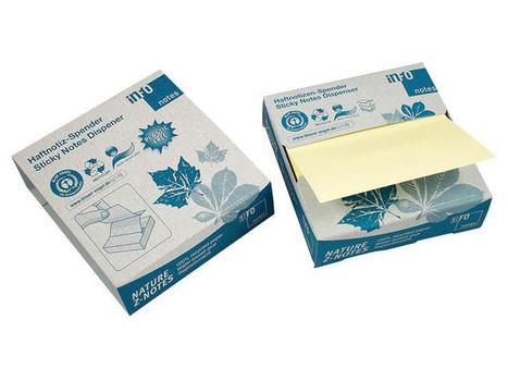 info Notatblokk INFO ZN 75x75 resirk m/disp (5643-11BOX)