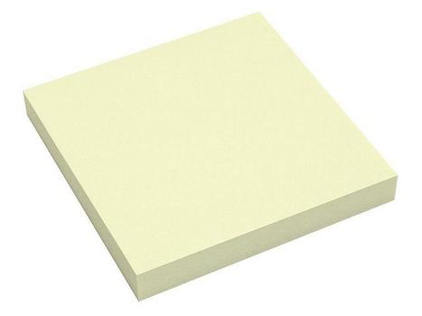 info Notatblokk INFO Hygienic 75x75 gul (5154-01*12)