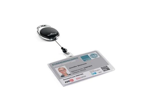 DURABLE Style yoyo kortholder 87x54mm sort (890701)