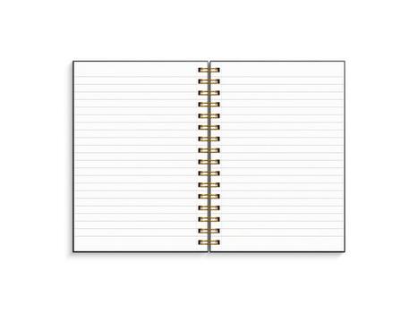 BURDE Notatbok BURDE A5 linjer 150s sort (92744700)