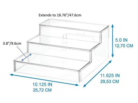 The Home Edit Hylle THE ekspanderende 3 etasjer (03987CEU)