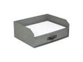 Bigso Box Brevkurv BIGSO Walter A4 m/skuff grå (8541C6449LEA648)