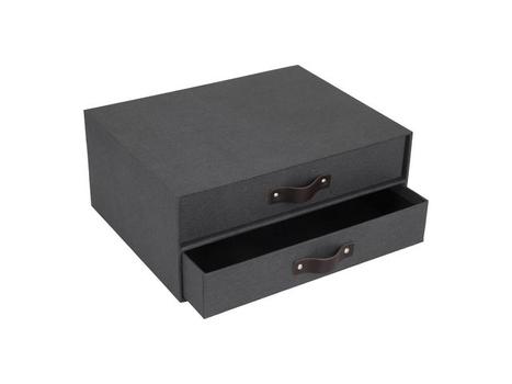 Bigso Box Skuffekabinett BIGSO Birger A4 2 sk.sort (9431C6849LEA648)