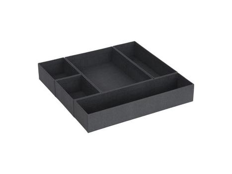 Bigso Box Skuffeinnsats BIGSO Emma sett sort (5) (7805C6801)
