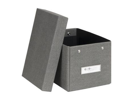 Bigso Box Oppbevaringsboks BIGSO Kitty m/lokk grå (8891C6439)