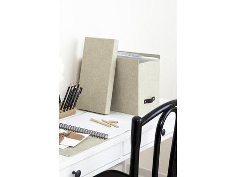 Bigso Box Hjemmearkiv BIGSO Johan m/8 mapper lin (9441C5549LEA648)