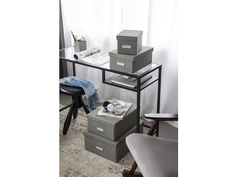 Bigso Box Oppbevaringsboks BIGSO Kitty m/lokk grå (8891C6439)