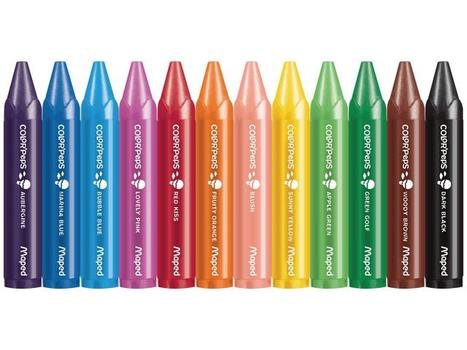 MAPED Vokskritt MAPED Color Peps jumbo (12) (861311)