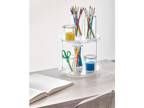 The Home Edit Snurrebrett THE 2 etasjer Ø24cm (03979CEU)