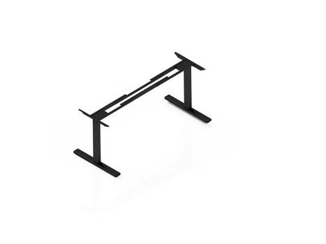 KENSON elektrisk understell - sort Heves og senkes. Passer til de fleste rektangulære bordplater,  enkel montering (KAS013031BL)