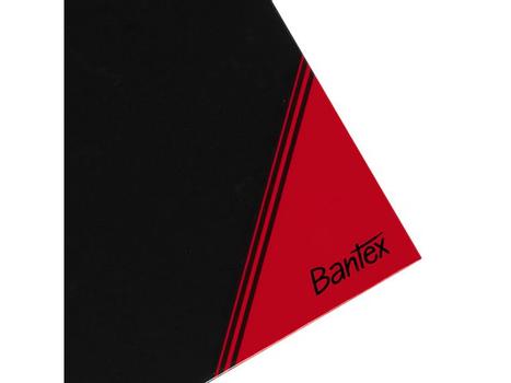 BANTEX Protokoll A6 96 blad linjer sort/rød (100302825*6)