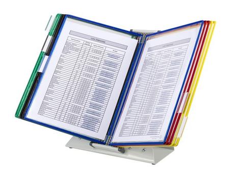 TARIFOLD Bordstativ DJOIS med 10 lommer ass.f (434169)