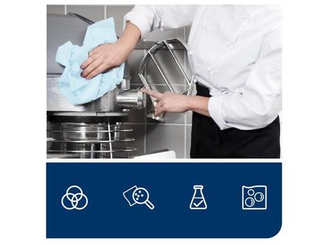 TORK 190494 Sensitiv W1/W2/W3 aftørringsklud turkis (190494)