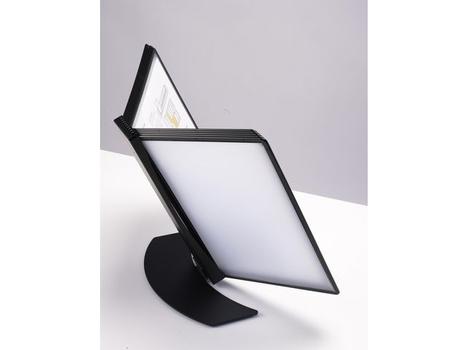 TARIFOLD Bordstativ TARIFOLD A4 m/10 lommer sort (HD76540_2-26)