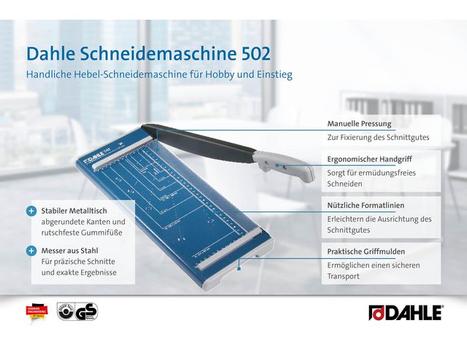 DAHLE Skjæremaskin DAHLE 502 A4 giljotin (DAH00.06.00502)