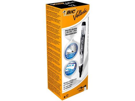 BIC Whiteboardpenn BIC Velleda Pocket sort (902088*12)