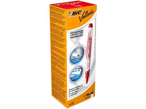 BIC Whiteboardpenn BIC Velleda pocket rød (902089*12)