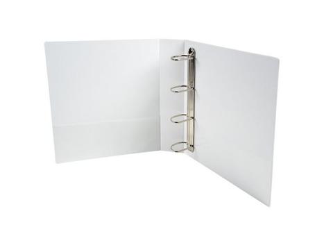 EXACOMPTA Innstikkperm EXACOMPTA A4+ 4D 50/75 hvit (51944E*10)