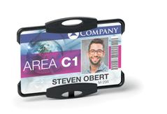 DURABLE ECO kortholder 1 kort Pk/10 stk sort 54x87 mm