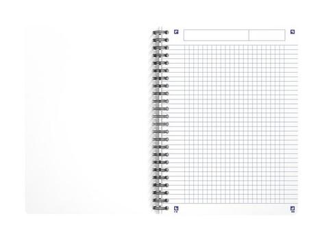 OXFORD Notesbog My RecUp A4 Kvadreret Ass. farver (400154143*5)