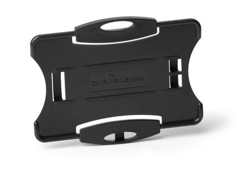 DURABLE ECO kortholder 1 kort Pk/10 stk sort 54x87 mm (898801)