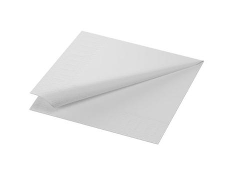 DUNI Tissue servietter 33x33cm hvid 250stk (171609)