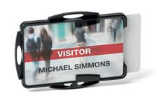 DURABLE Kortholder DURABLE eco dobbel sort (10)