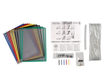 TARIFOLD Veggstativ TARIFOLD A4 10 lommer ass far (414169)