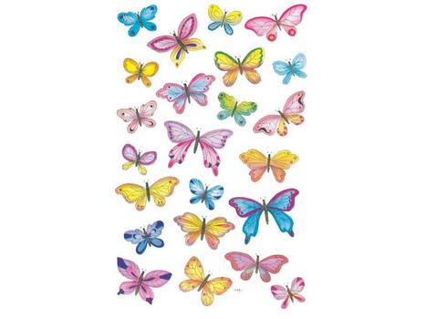 Z-Design Etikett AVERY dekor sommerfugler (3) (4390*10)