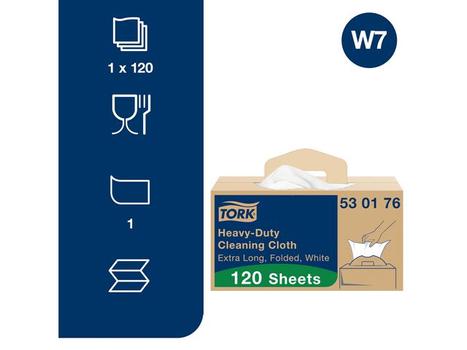 TORK Premium Aftørringsklude W Hvid 61.5x35.5cm (530176)