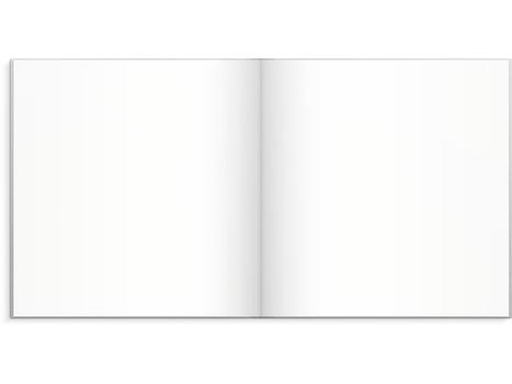 BURDE Gjestebok Ulinj 180x180mm Grå (92631300)