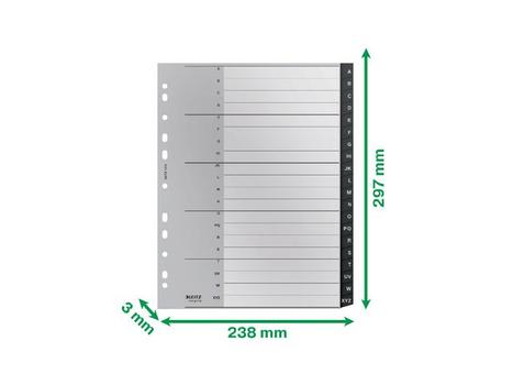LEITZ Register LEITZ Recycle A-Z A4+ PP (12190000)