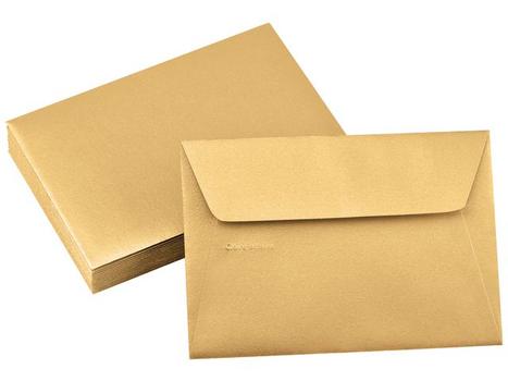 Pollen Konvolutt POLLEN 114x162mm gull(20) (50086C)