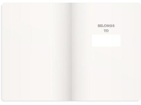 BURDE Notatbok BURDE Deluxe B5 marble (92746500)