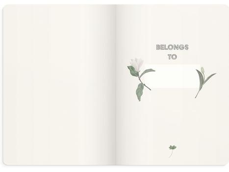 BURDE Notatbok BURDE Deluxe A5 floral (92746200)